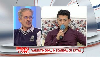 Scandal intre Valentin Dinu si tatal sau. Amenintarile dure pe care i le-a adus acesta fostului concurent de la 