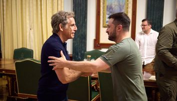 Ben Stiller, elogiu pentru președintele Ucrainei: “Ești eroul meu!”. Actorul s-a întâlnit cu Zelenski la Kiev