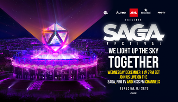 Pe 1 Decembrie, Saga Festival sărbătorește mutarea pe Național Arena. Evenimentul va fi transmis LIVE pe PRO TV Plus