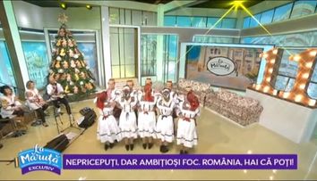 VIDEO Dans și voie bună în platoul La Măruță