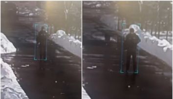 Imagini șocante! Un jandarm a murit pe stradă în timpul programului. Momentul decesului a fost filmat
