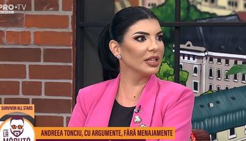 Andreea Tonciu tună și fulgeră! Ce a putut să spună despre Zanni, în direct: „Mă enervează! M-a făcut cu capul!”