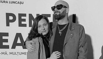 Soția lui NOSFE, fotografie emoționantă cu regretatul artist și fiica lor