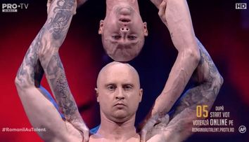 Românii au talent 2021 - semifinala 1.  Andrii și Bogdan Kalashnyk, acrobație spectaculoasă în premieră!