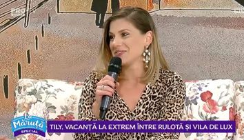 VIDEO Tily Niculae, vacanță la extrem între rulotă și vilă de lux
