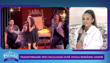 Karina Ștefan, despre experința de la Vocea României Junior