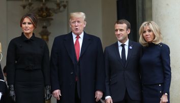 Replica demnă a lui Macron, după ce Trump a râs de președintele Franței că a fost plesnit de soție. ”Încă se recuperează după lovitura în barbă”