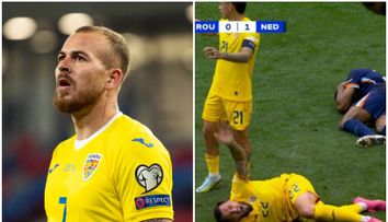 Denis Alibec, reproș dur la adresa arbitrului desemnat la meciul România - Olanda! Ce i-a spus, la scurt timp după fluierul final