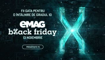 (P) Mâine este eMAG Black Friday: Vezi ce surprize te așteaptă la cel mai așteptat eveniment de shopping al anului!
