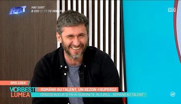 Dragoș Bucur, despre experiența „Românii au talent”: “Nu există orgolii între noi ca jurați”