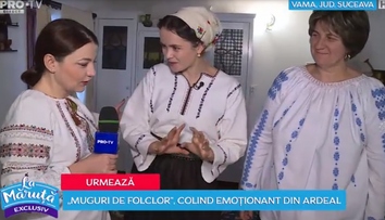 VIDEO Crăciun în Bucovina, acasă la Angelica Flutur