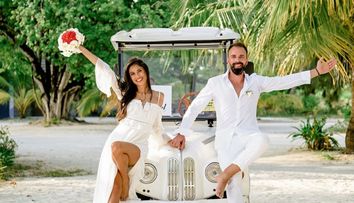 Marius Morra s-a căsătorit în Maldive, în cadrul unei ceremonii simple, care a avut loc pe plajă