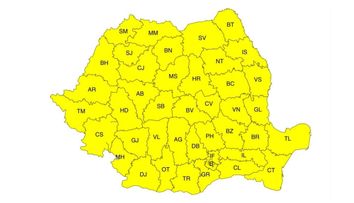 Se schimbă vremea în România, iar autoritățile anunță cod galben. În ce zone din țară vor fi caniculă, furtuni și nopți tropicale