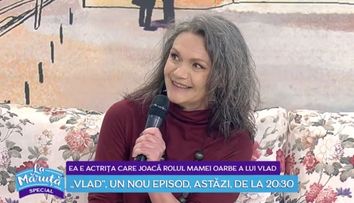VIDEO Aura Călărașu, actrița care joacă rolul mamei nevăzătoare a lui Vlad
