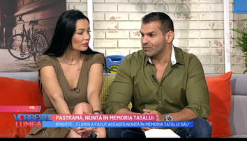VIDEO Brigitte și Florin Pastramă, despre povestea din spatele nunții lor