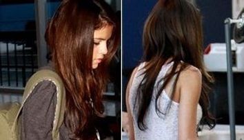 Selena Gomez isi flutura noile extensii de par prin aeroport! FOTO