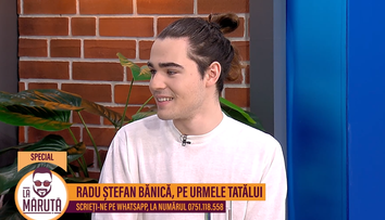 Fiul lui Ștefan Bănică Jr., apariție rară la TV. Tânărul a dezvăluit ce lucruri îl enervează la tatăl său