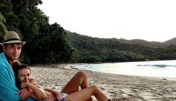 Adela Popescu si Radu Valcan, excursie in Paradis. Poze de vacanta
