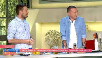 VIDEO Costin Giurgea și Tudor Bratu fac echipă în bucătărie