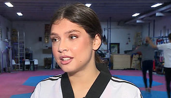 Elena Chiriac, pasionată de taekwondo. Tehnici de autoapărare, în situații extreme