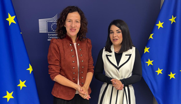 EU NEWS: Oana Tache s-a întâlnit cu Roxana Mînzatu, Vice Președinte executiv al Comisiei Europene.  Un pachet de 500 de milioane de Euro va fi alocat pentru cercetare in Europa