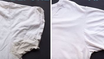 Simplu si cu efect garantat! Cum sa inlaturi petele galbene de antiperspirant de pe haine. Hainele tale vor arata ca noi