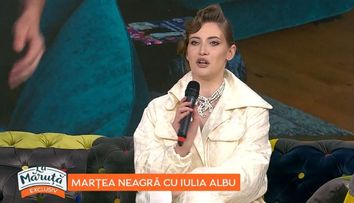 Marțea neagră cu Iulia Albu. Ce a avut de spus despre ținutele actorilor Mihai Bobonete, Costi Diță și Mihai Rait