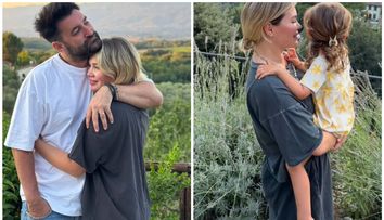 Smiley și Gina Pistol, imagini adorabile în vacanța din Toscana. Josephine a apărut foarte cochetă în ținutele alese de mama ei