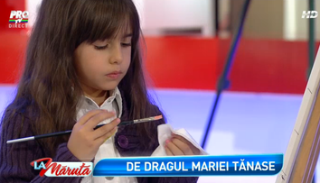 Picteaza de la varsta de 3 ani. O fetita din Romania uimeste pe toata lumea cu talentul ei