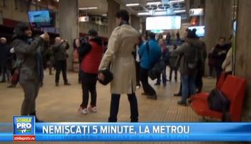 Frozen Bucharest, un nou eveniment la metroul din Bucuresti. Cum s-au distrat zeci de tineri