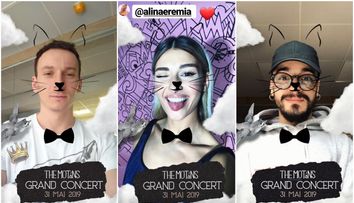 Cel mai simpatic filtru de Instagram a cucerit artiștii din România. Denis Roabeș, artistul trupei The Motans, știe de ce! :)