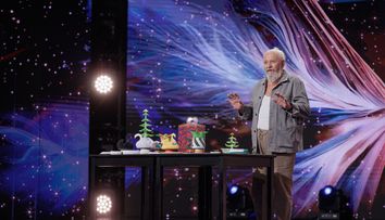 Ion Boncea, pensionarul de 84 de ani care a învățat origami în închisoare, a impresionat publicul la Românii au talent