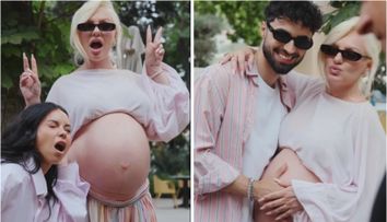 Alexandra Stan, surpriză emoționantă înainte să nască! Baby shower ca la Hollywood pentru artista care își așteaptă fetița