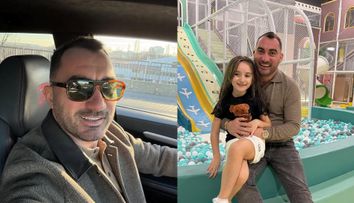 Cum arată femeia care l-a făcut tată pentru prima dată pe Paul Nicolau. Pescobar și fosta parteneră,  împreună la petrecerea de ziua de naștere a fiicei lor