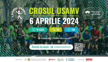 (P) Sport, natură, aventură! Peste 800 de participanți așteptați la linia de start a Crosului USAMV