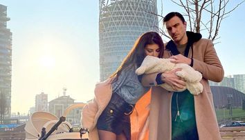 Soția lui Dragoș Săvulescu a postat primele poze cu chipul bebelușului: “Portretul fericirii mele!”