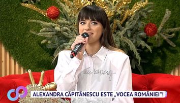 Alexandra Căpitănescu, interviu sincer La Vorbește lumea, după câștigarea trofeului Vocea României