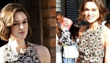 Keira Knightley, tinuta sexy  la promovarea ultimului ei film!