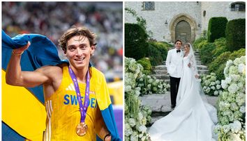 Armand Duplantis („Mondo”), unul dintre cei mai mari săritori cu prăjina din istorie, s-a căsătorit cu modelul Desiré Inglander. Nunta lor pare desprinsă din basme