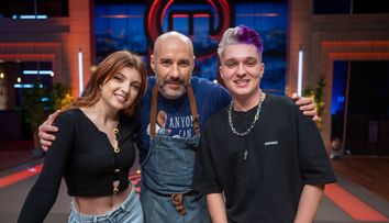 Chef Radu Dumitrescu gătește în bucătăria MasterChef cu Louis Florea și Lorena Vișan: „Am scăpat cu viață!”