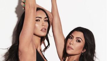 Megan Fox și Kourtney Kardashian au pozat topless pentru Skims, brandul lui Kim Kardashian