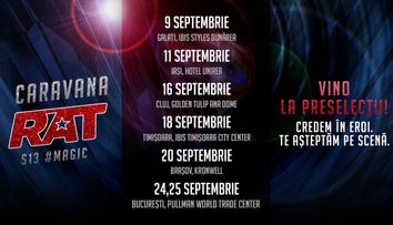 Caravana Românii au talent pleacă în căutarea eroilor sezonului 13!