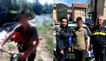 Povestea emoționantă a lui Ștefan, băiatul în vârstă de 12 ani dispărut la Hunedoara! De ce a parcurs, de unul singur, 100 km pe bicicletă