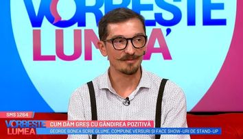 Cum dăm greș cu gândirea pozitivă. George Bonea te ajută să vezi latura realizabilă a poveștii