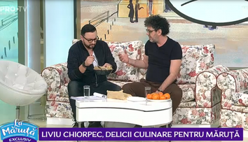 VIDEO Liviu Chiorpec, delicii culinare pentru Măruță