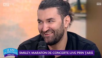 VIDEO Smiley, maraton de concerte live