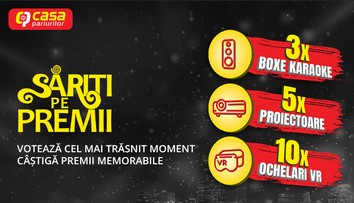 Votează un moment din emisiunea „Săriți de pe fix!”, iar Casa Pariurilor te premiază. Iată ce poți câștiga!