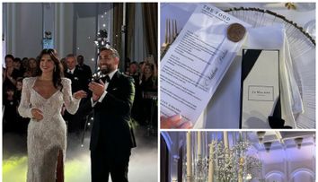 Ce au mâncat invitații la nunta de fițe a Monicăi Bîrlădeanu de la Palatul Snagov! Sărmăluțele nu au lipsit din meniu