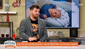 Ce veste frumoasă! Cătălin Moroșanu, tată pentru a doua oară: 