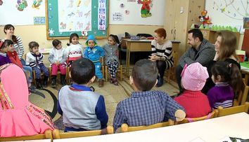 Catalin Maruta, profesor pentru o zi in cadrul programului Fiecare Copil in Gradinita